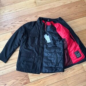 PORSCHE DESIGN DRIVER'S SELECTION NOS MEN'S 2-IN-1 JACKET/VEST USA SIZE: XLARGE